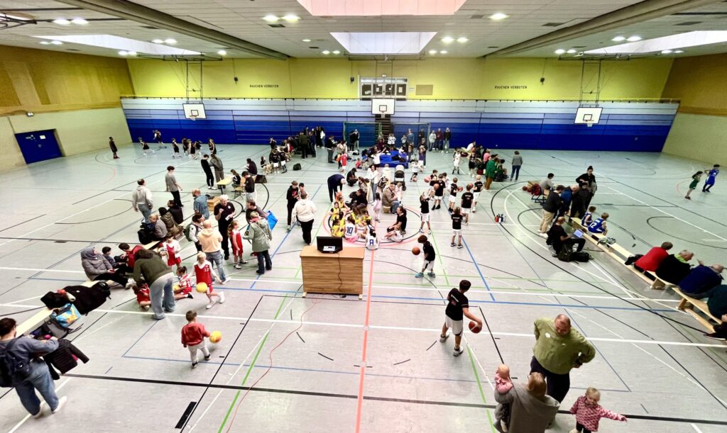 U10-Turnier-Tag beim SCL Basketball für die jüngsten Spieler:innen